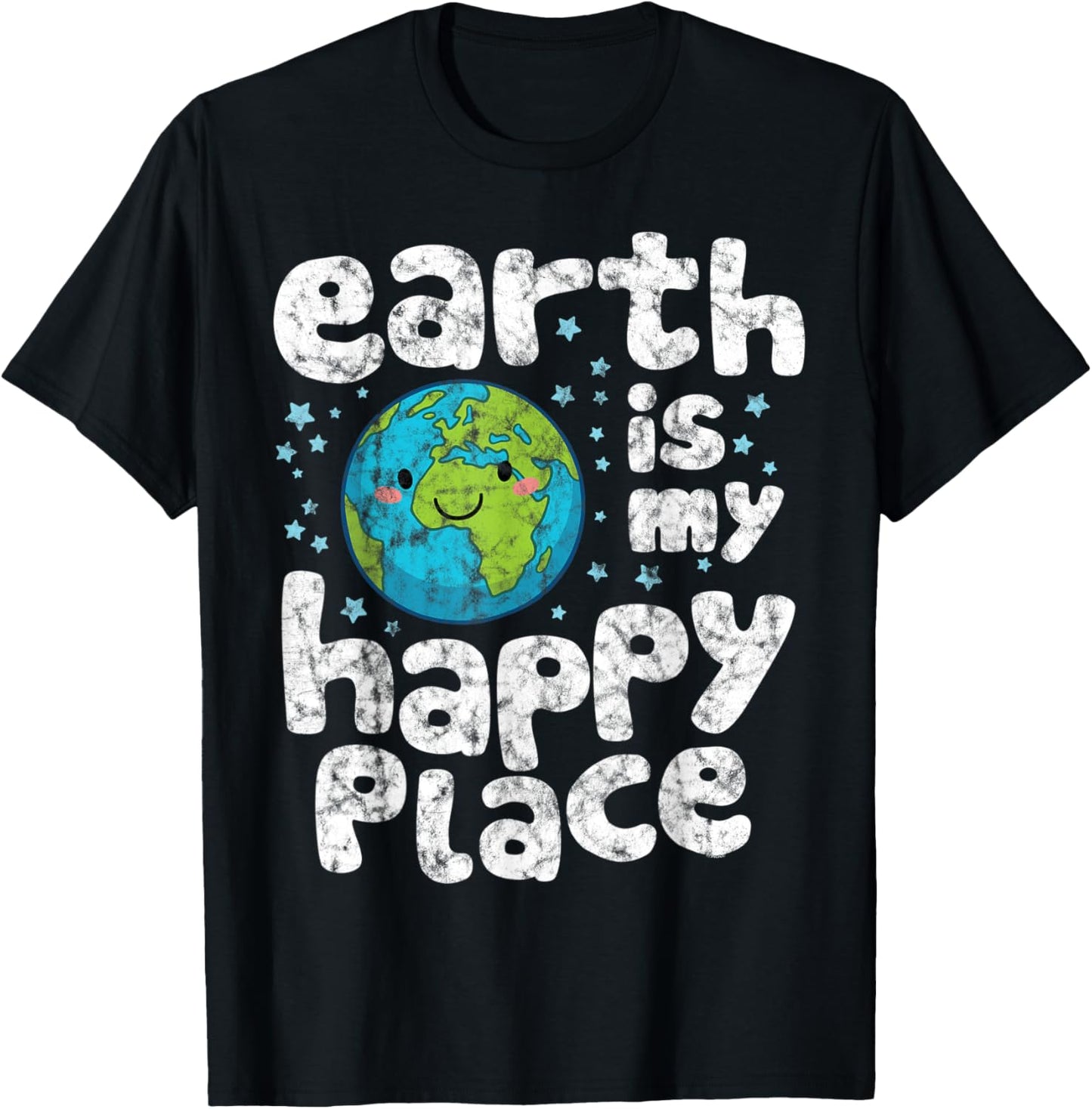 Earth is My Happy Place | Cute Kawaii Planet