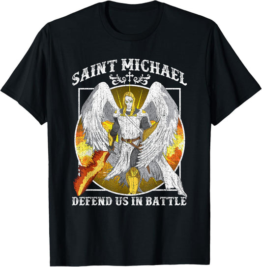 Archangel tshirt - Saint Michael shirt - Catholic tshirt