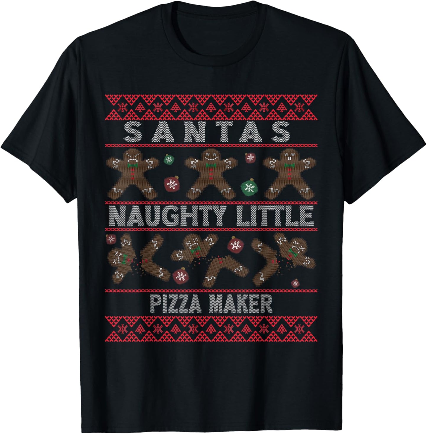 Ugly Christmas Xmas Santa Pizza Maker Job