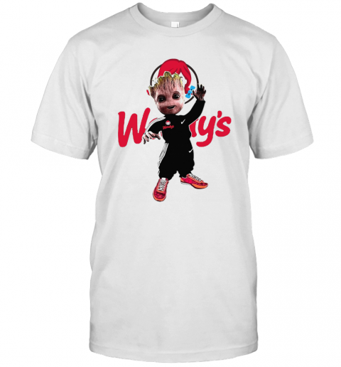 Baby Groot Wendy'S Logo T Shirt