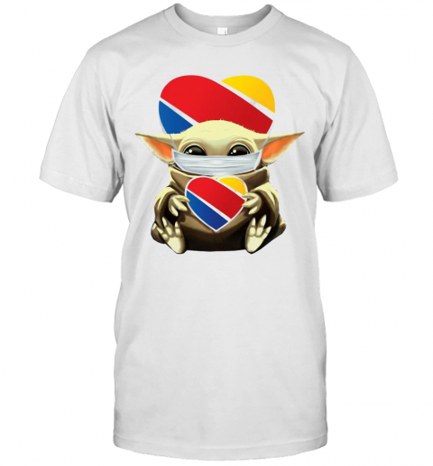 Baby Yoda Mask Hug Southwest Airlines T Shirt