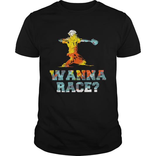 Baseball Wanna Race shirt