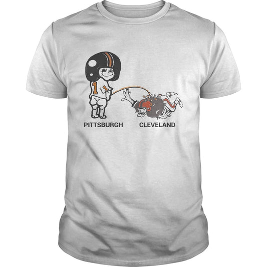 Cam Sutton Pittsburgh Peeing on Cleveland shirt