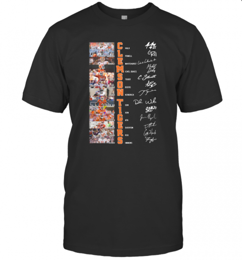 Clemson Tigers All Team Signatures T Shirt