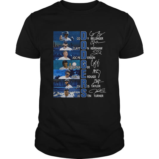 Dodgers Cody Bellinger Clayton Kershaw Joc Pederson signature shirt