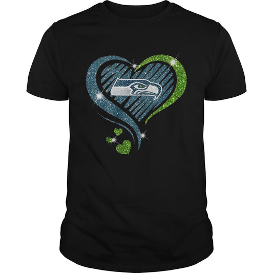 Seattle Seahawks Diamond Heart shirt