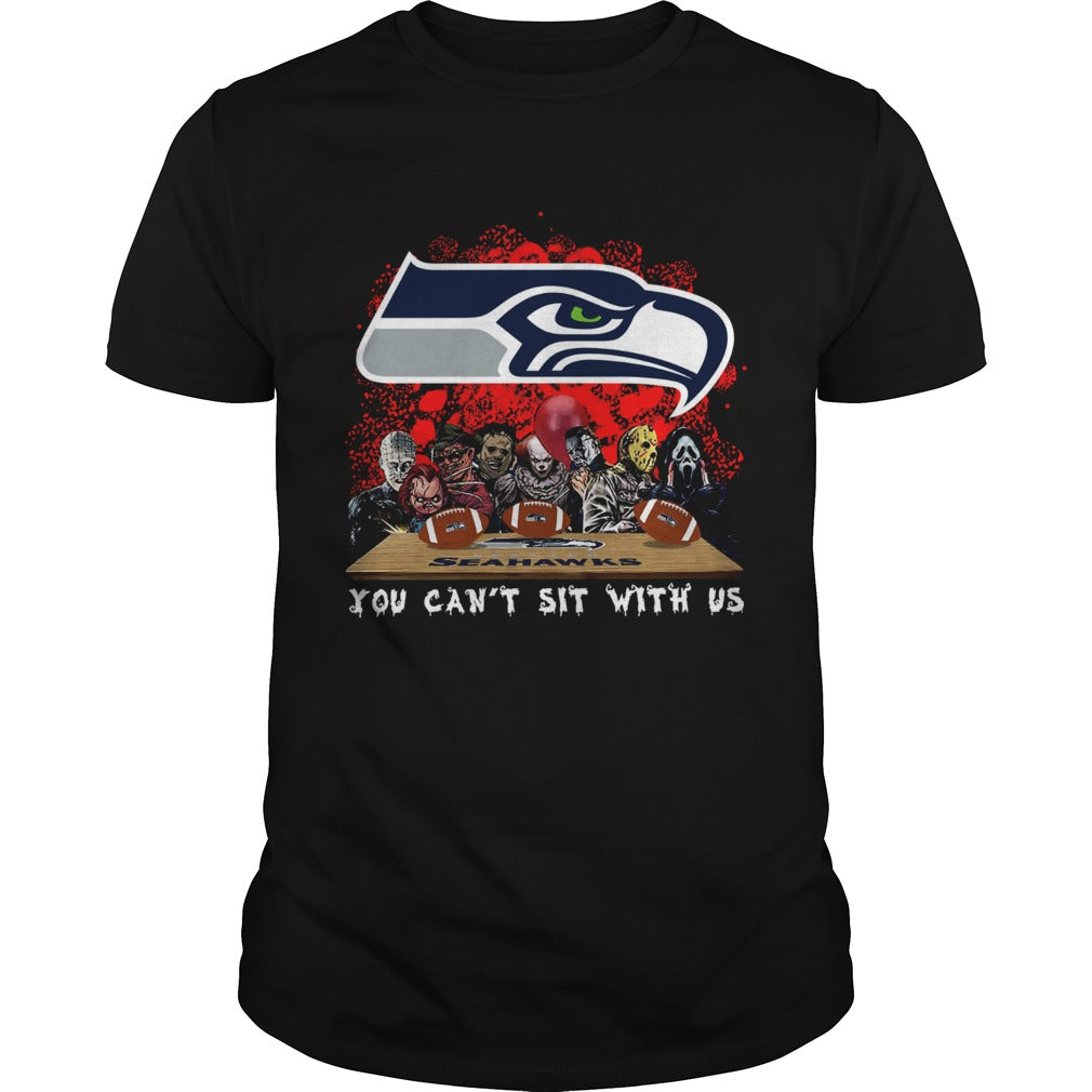 Seattle Seahawks Horror team you cant sit with us shirt
