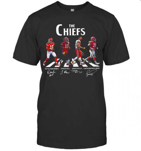 The Chiefs Patrick Mahomes Tyreek Hill Travis Kelce Laurent Duyearay Tardif T Shirt