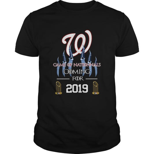 Washington Nationals Game of Nationals coming for 2019 shirt