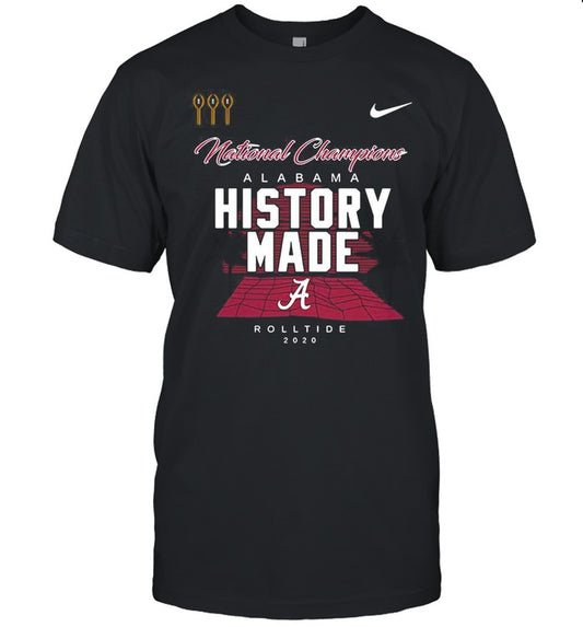 Alabama Roll Tide Script A History Made National Champions Locker Room shirt