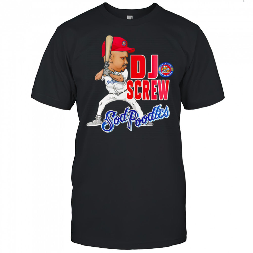 Amarillo Sod Poodles Dj Screw 2025 Baseball shirt