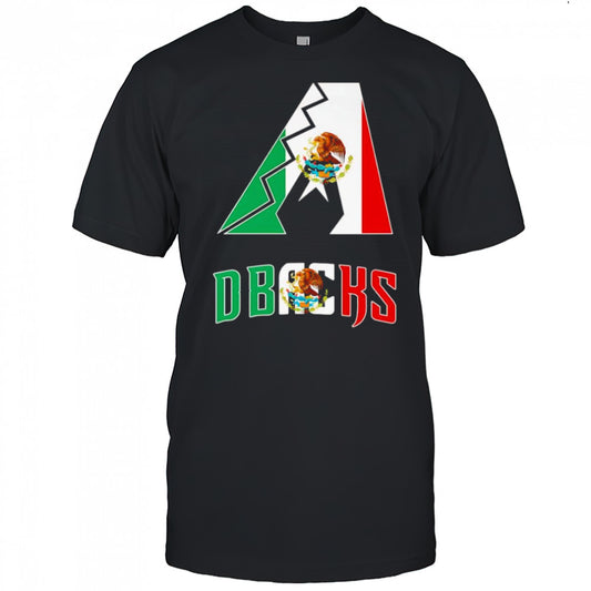 Arizona D Backs Mexico logo shirt