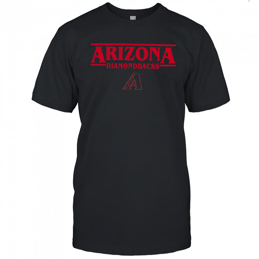 Arizona Diamondbacks X Stranger Things Logo T Shirt