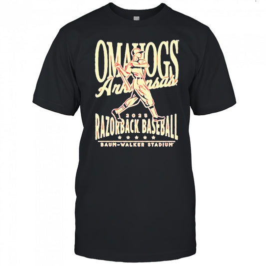 Arkansas Razorbacks Omahogs Baseball 2025 College World SeriesT Shirt