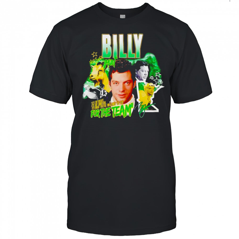 Billy Goat for the team graphic shirt