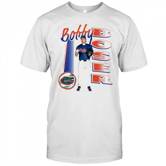Bobby Boser Florida Gators Baseball NCAA Division I Illustrated t shirt