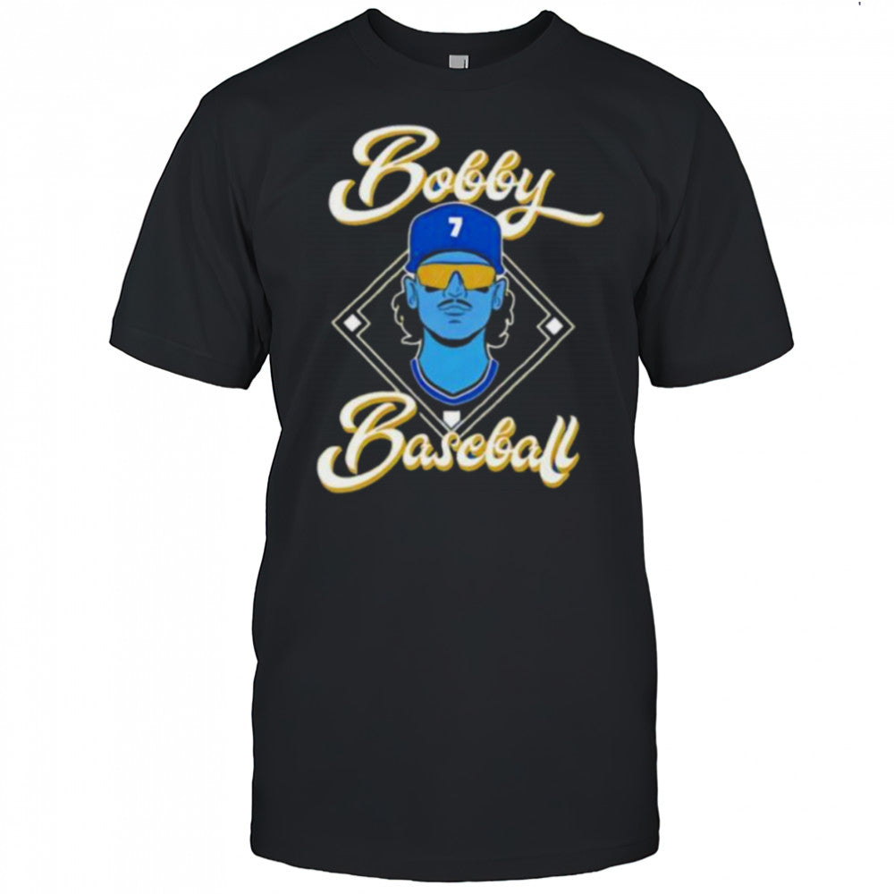 Bobby Witt Jr wearing glass Kansas City Royals Baseball MLB shirt