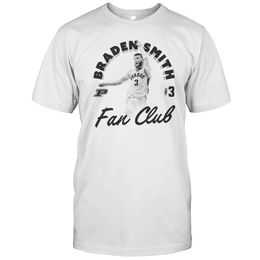 Braden Smith Fan Club Purdue Boilermakers Of The Big Ten Conference 2025 T shirt