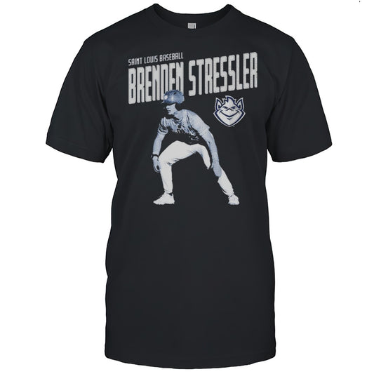 Brenden Stressler Portrait Saint Louis Billikens Baseball NCAA Division I 2025 T shirt