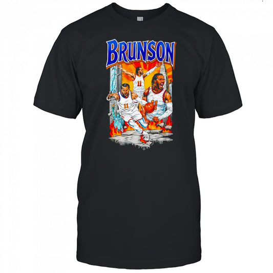 Brunson New York Knicks Captain basketball graphic shirt