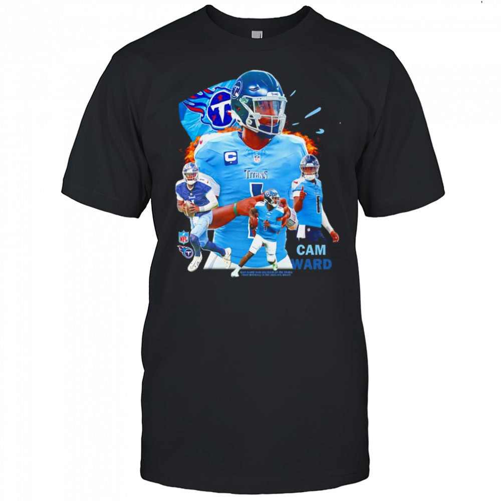 Cam Ward Rookie Tennessee Titans graphic shirt