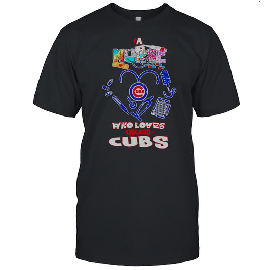 Caring Hearts And Fierce Spirit Chicago Cubs Nurses Day Shirt