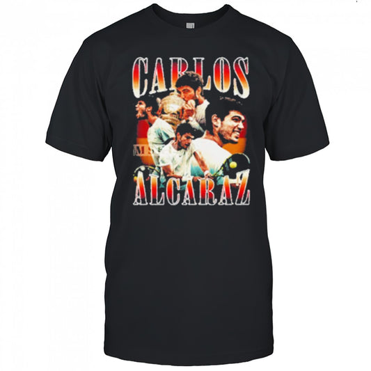 Carlos Alcaraz Graphic Tee Prince Of Clay Wins The Champion Roland Garros 2025 shirt