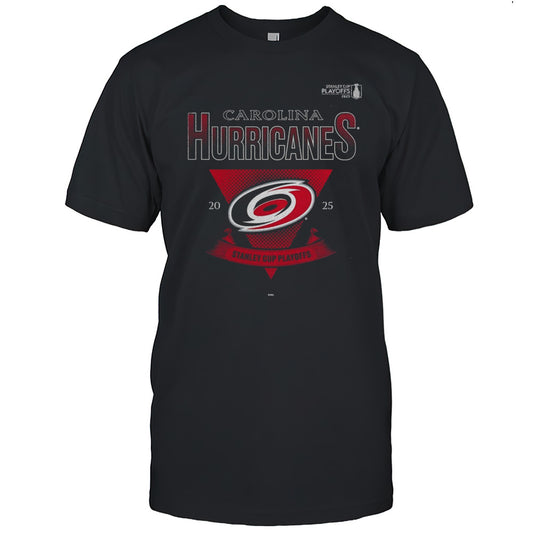 Carolina Hurricanes 2025 Stanley Cup Playoffs Crossbar Tri Blend Shirt