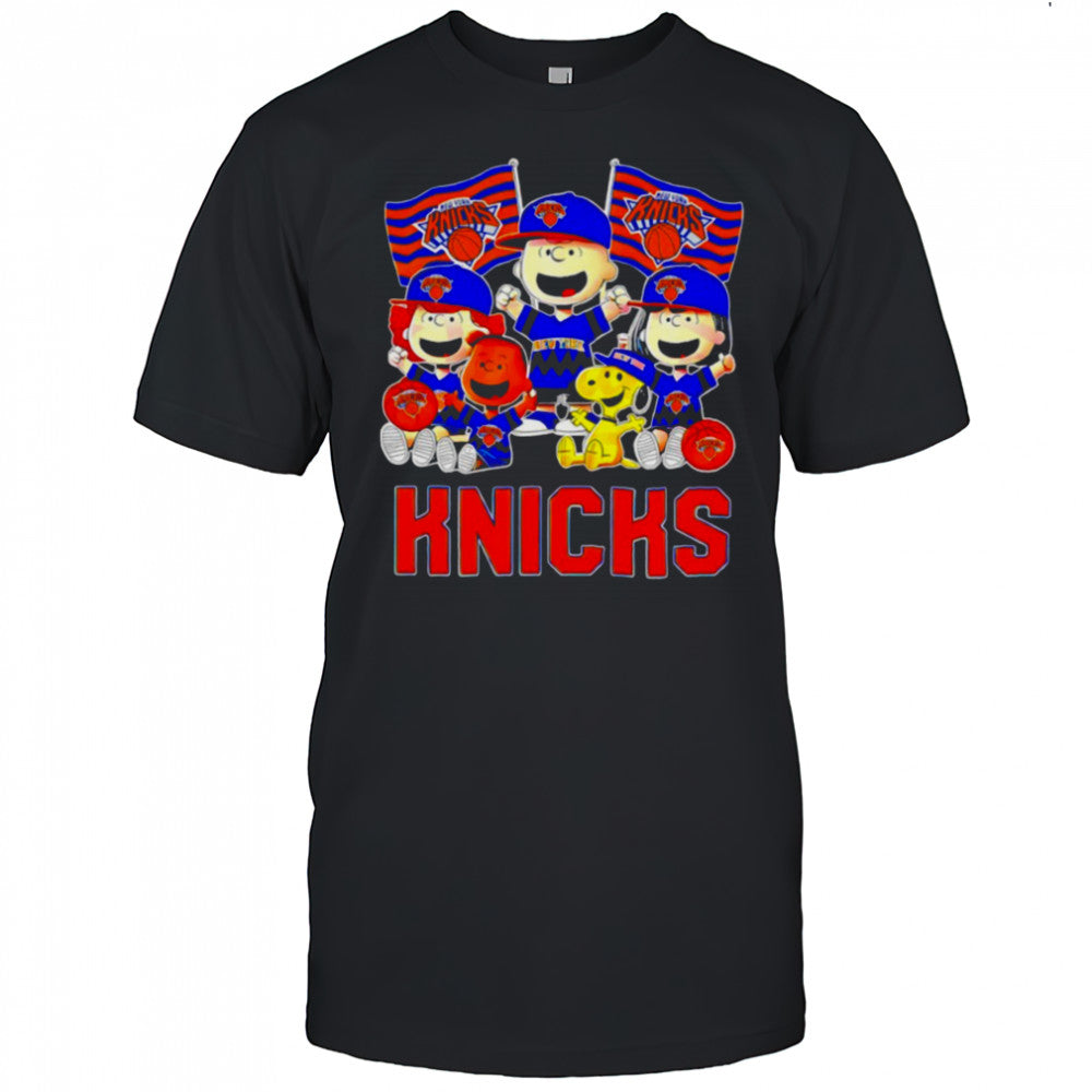 Charlie Brown and Friends Peanuts cheer New York Knicks Playoffs 2025 shirt