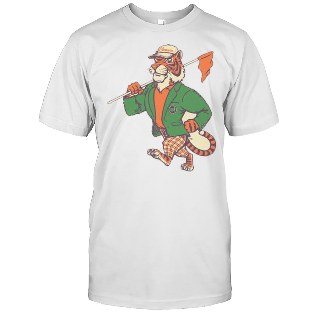 Clemson Tigers Golf Augusta Collection Mascot 2025 T shirt