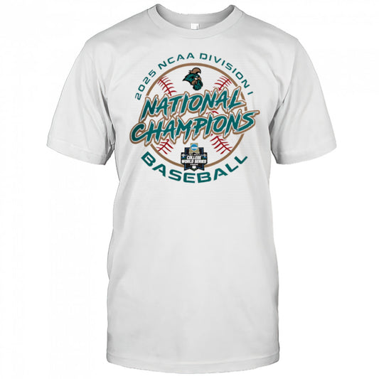 Coastal Carolina Chanticleers 2025 NCAA Division National Champions shirt