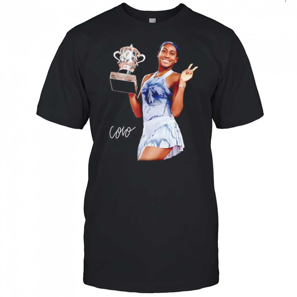 Coco Gauff Champion graphic shirt