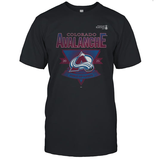 Colorado Avalanche 2025 Stanley Cup Playoffs Crossbar Tri Blend Shirt