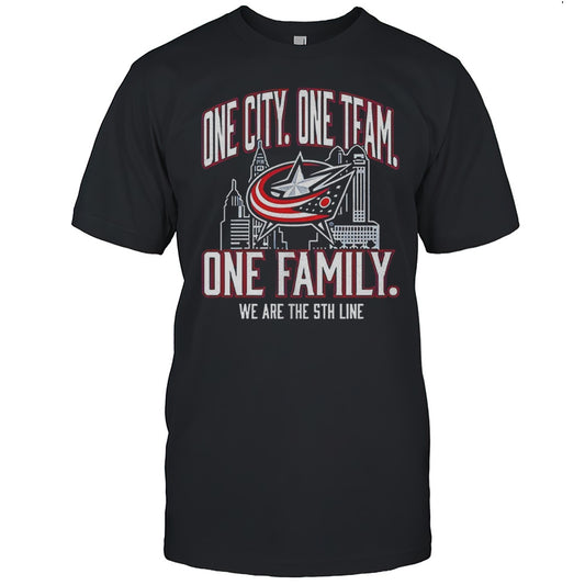 Columbus Blue Jackets One City One Team One Family We Are The 5th Line Shirt