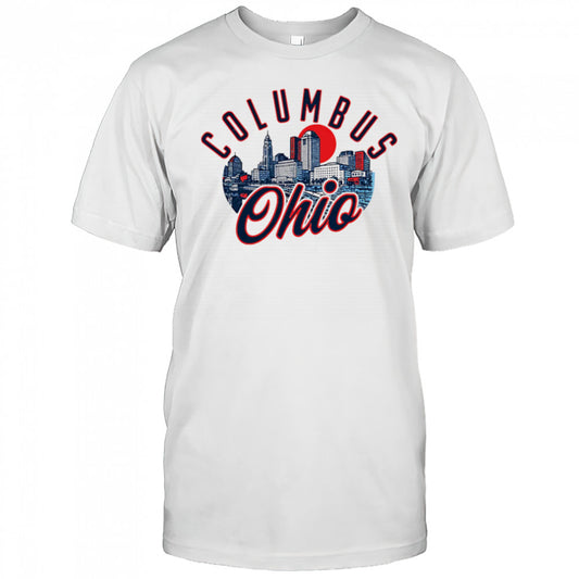 Columbus Ohio Skyline Sunset shirt
