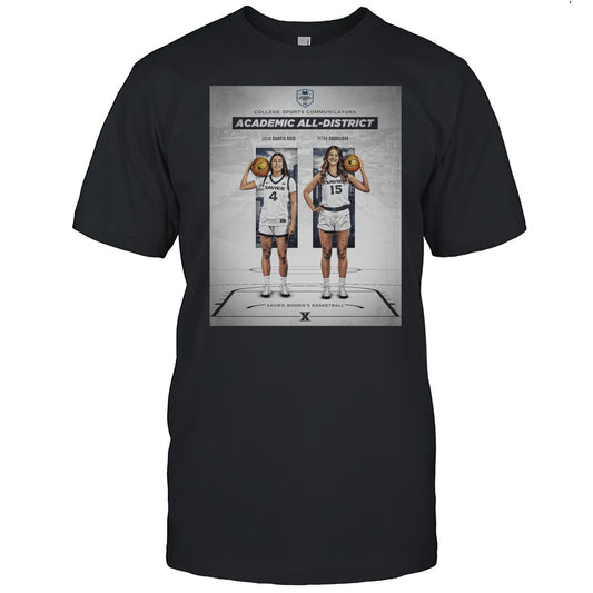 Congrats To Jlia Garcia Roig And Petra Oborilova Were Named To The CSC Academic All District Team On Tuesday T shirt