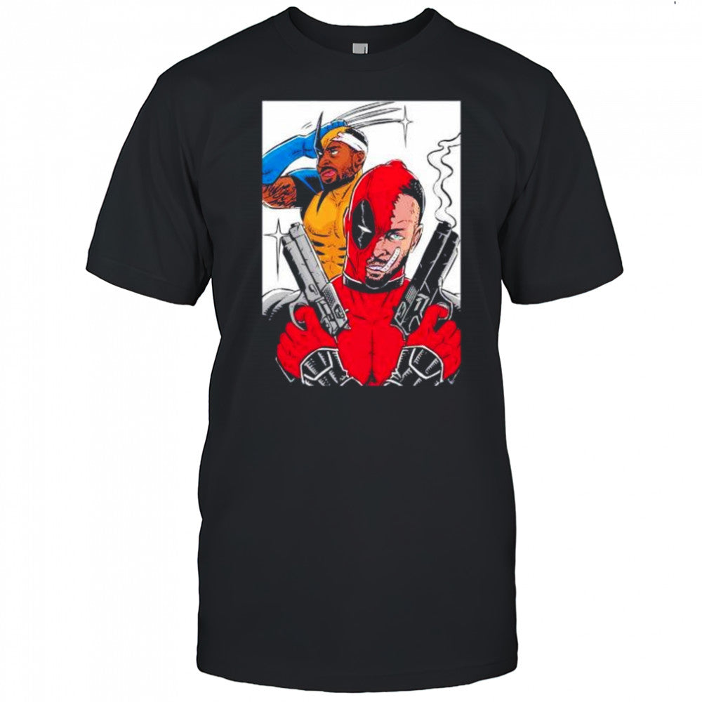 Deadpool and Wolverine Golden State Warriors Gary Payton II and Stephen Curry shirt