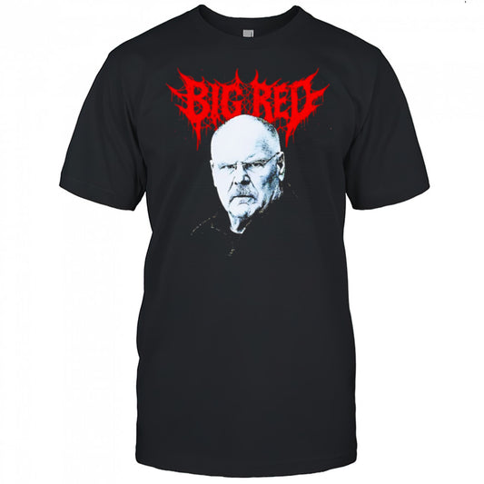 Death Metal Big Red Andy Reid Kansas City Chiefs coach NFL Football shirt