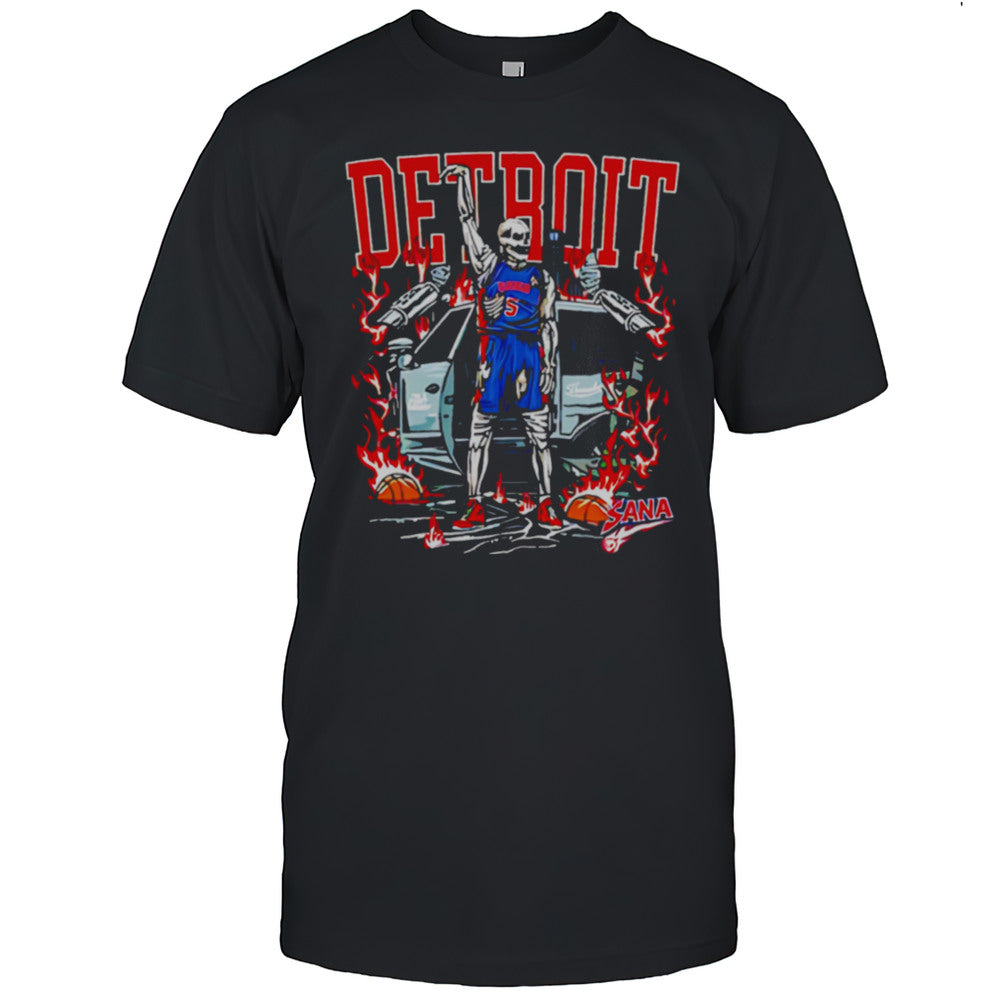 Detroit Pistons Sana X Malik Beasley Shirt