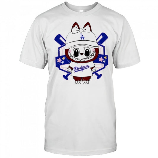 Dodgers Baseball Labubu Mascot Labubu LA Dodgers shirt