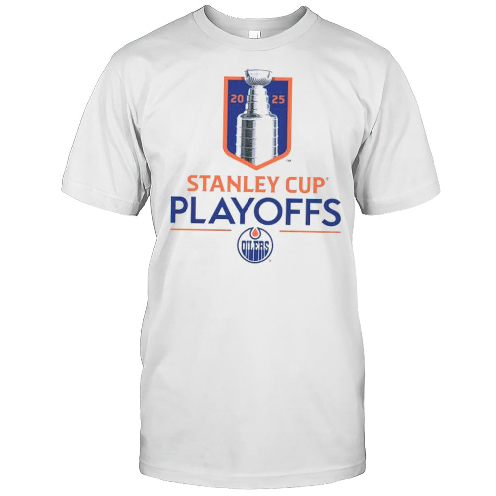 Edmonton Oilers 2025 Stanley Cup Playoffs Trophy Shirt