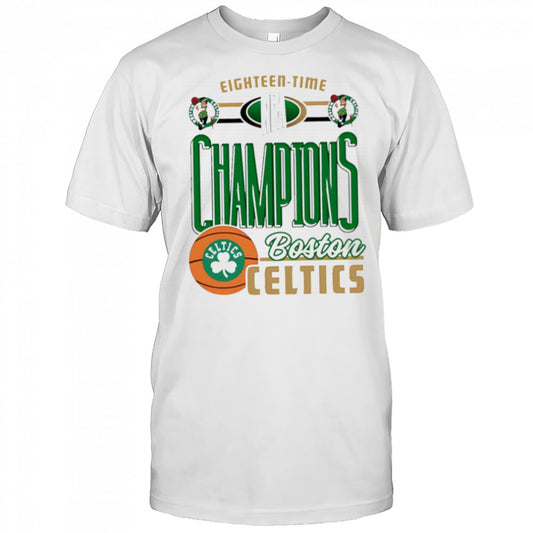 Eighteen time Champions Boston Celtics NBA shirt