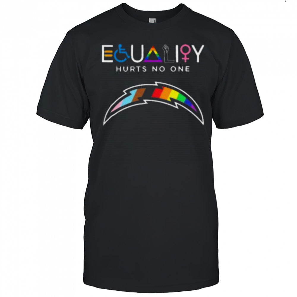 Equality Hurts No One Los Angeles Chargers Pride Shirt