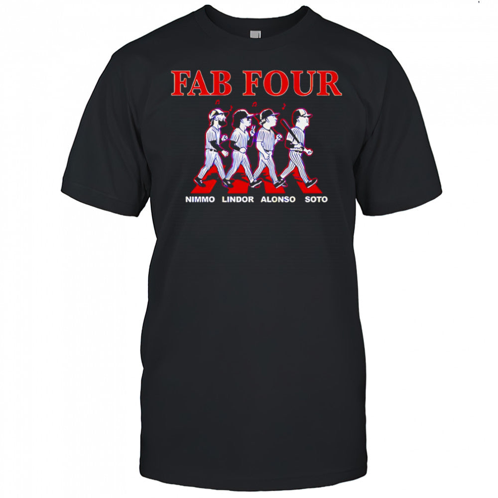 Fab Four Francisco Lindor Juan Soto Pete Alonso and Brandon Nimmo shirt