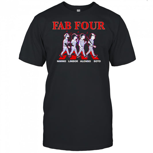 Fab Four Francisco Lindor Juan Soto Pete Alonso and Brandon Nimmo shirt