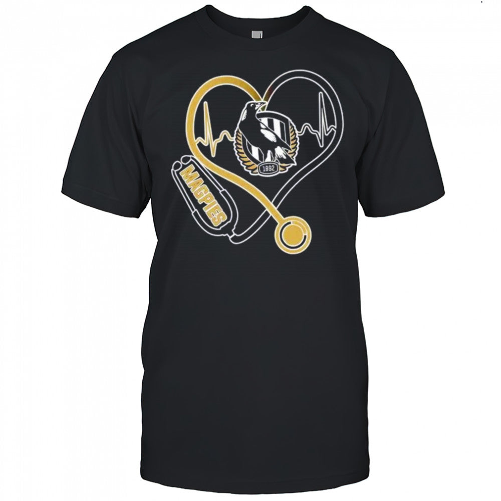 FCB Magpies heart stethoscope shirt