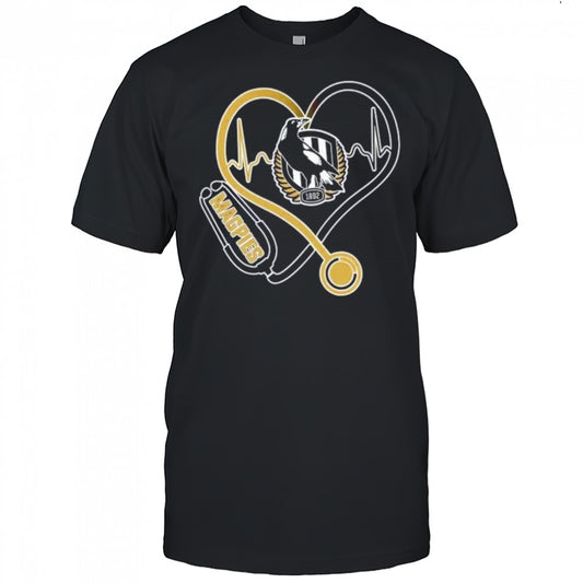 FCB Magpies heart stethoscope shirt