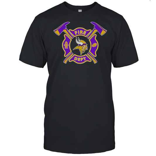 Fire Dept Minnesota Vikings Football Shirt