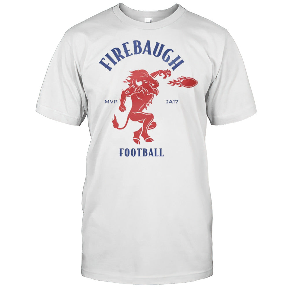Firebaugh Football MVP JA17 Buffalo Bills Football NFL Josh Allen T shirt