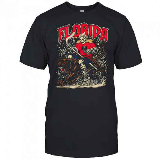 Florida Hockey Skeleton graphic shirt
